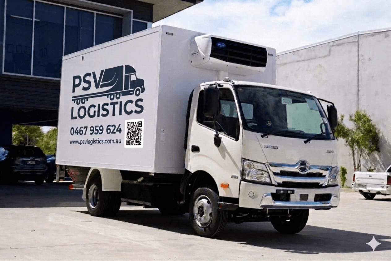 Refrigerated trucks Australia - temperature-controlled transport for perishable goods food pharmaceuticals