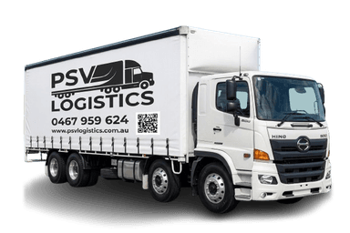 Tautliner truck Australia - curtain-side freight transport for flexible loading unloading 6 to 14 pallets capacity